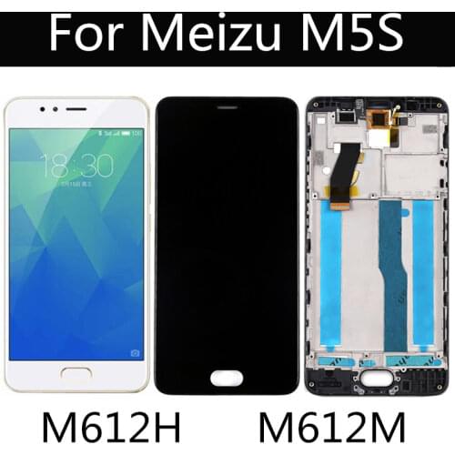 5.2“ LCD For Meizu M5s M612Q M612M LCD Display + Touch Screen With frame Digitizer Assembly Replacement for Meizu Meilan 5s