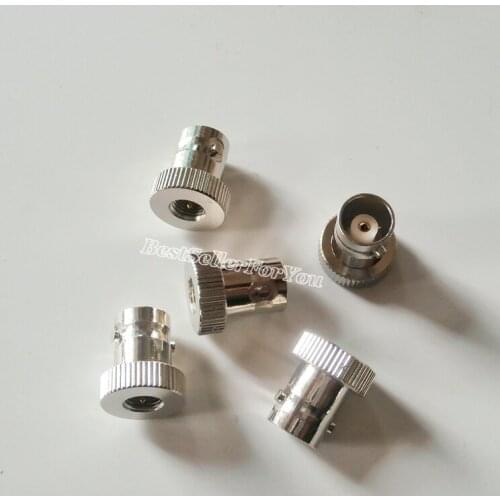 1Pcs New Connector BNC Female Jack To SMA Male Plug RF Connector Straight Adapter Nickle Plating