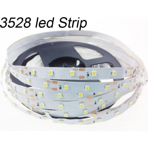 5M 300Leds Not waterproof RGB Led Strip Light 3528 DC12V 60Leds/M Fiexble Light Led Ribbon Tape Home Decoration Lamp