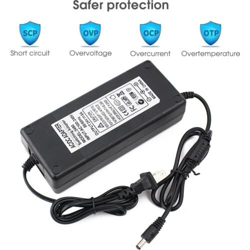 Power Supply 24v 8A Us Eu Plug Adapter AC DC Universal Power Adapter Switching Power Supply 24V Volt 8A for CCTV Led Strips