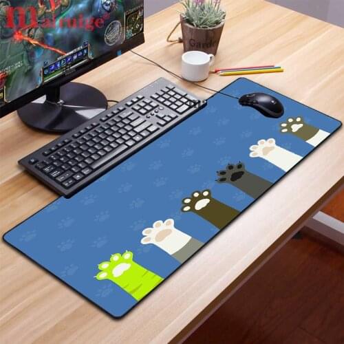 Cute Cat Paw Large Mouse Pad Is Suitable for Desk Pad, Eye Protection, Comfortable Non-slip Game Player Pad Rubber High Quality