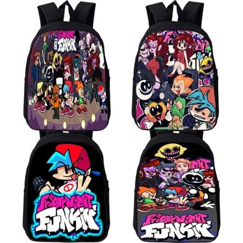 Children Friday Night Funkin Backpack Boys Girls Kindergarten Bags Toddler Cartoon Rucksack Mini Bookbags Childrens Backpacks