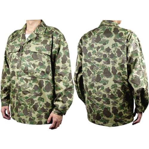 WWII WW2 US Army M42 101ST Air Force Paratrooper Reversible Camo Uniforms Coat Pacific Duck Camouflage Jacket
