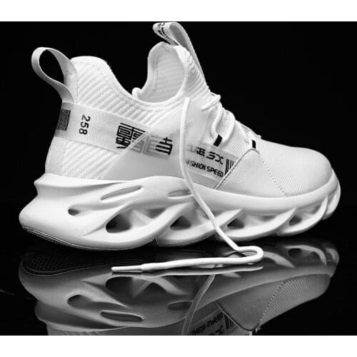 Men sneakers casual light breathable outdoor sports twist sole summer mesh large size 12 size white 2021 new running shoes