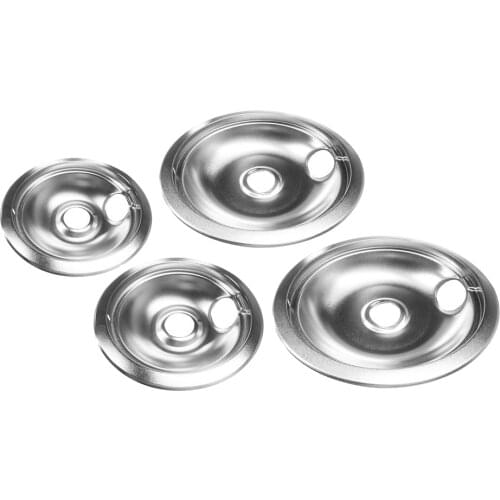 Stove Drip Pans Set for GE-Hotpoint 6" &8" Electric Range Reflector Bowls