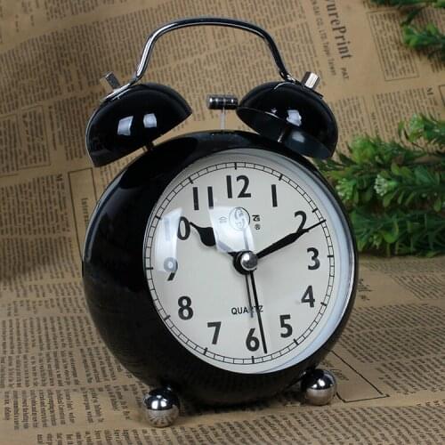 Retro LED Lights Alarm Clocks for Kids Desk Children Living Room Table Clocks Sunrise Wake Up Alarm Clock for Home Kitchen Decor