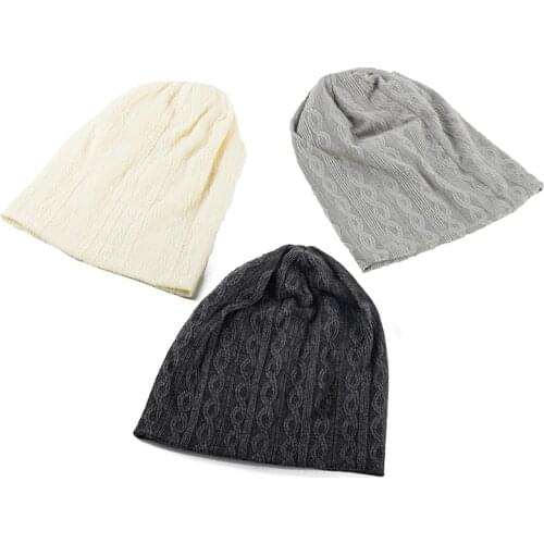 Womans Solid Color Ribbed Pattern Soft Beanies Casual Mans Stretch Skullies Hats Fashion New Hip Hop Warm Luxury Caps Bonnet