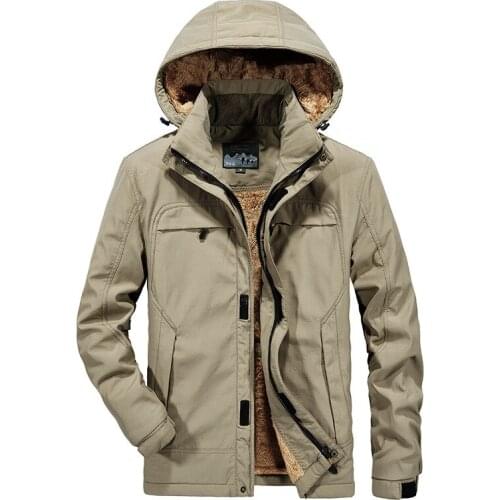 Winter Jacket Men Korean Style Men Fashion Clothing Trends Assault Plus Thick Warm And Windproof Loose Outdoor Windbreaker