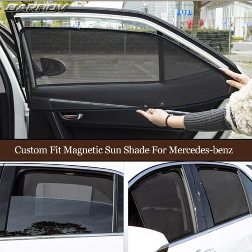 For Mercedes-benz GLA GLC GLE Coupe ML W163 W164 W166 / Magnetic Special Curtain Window SunShades Mesh Shade Blind Fully Covered