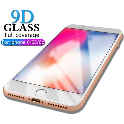 HICUTE 9D Protective Glass for iPhone 6 screen protector iPhone 6 6S 6 plus Tempered Glass on iPhone 6 6S plus screen protection