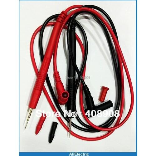 2pcs/lot PCB SMT IC SMD 4MM BANANA PLUG for Sharp Multimeter Test Probes Cables soft cable