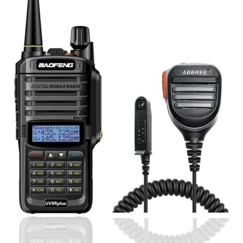 Baofeng UV-9R Plus IP67 Waterproof walkie talkie VHF UHF 8W powerful Portable 10km Long Range Walkie TalkieWith 780 Speaker Mic