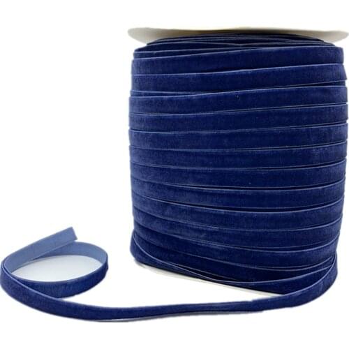 6/10/15/20/25/38mm NavyBlue Velvet Ribbon Handmade Wedding Party Decoration Ribbon For Gift Wrapping DIY Hair Bowknot