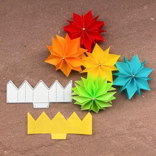CH 2021 New Arrival Six leaf flower Metal Cutting Dies Stencils for DIY Scrapbooking/photo Album Decorative Embossing DIY Paper
