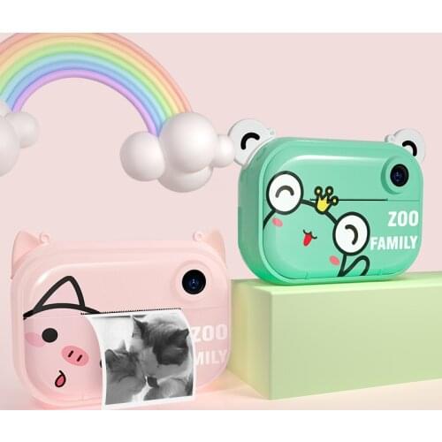 Children Instant Print Camera Kids Mini Digital Camera Toys with Wifi Thermal Photo Paper 32GB TF Card For Children Gift