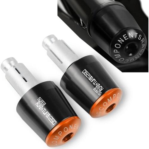 For 1290 Super ADV 1290 Super Adventure 2012 2013 7/8" 22MM CNC Aluminum Motorbike BAR END CAP Handle Bar Cap End Plugs