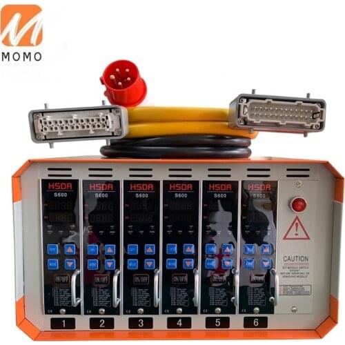 Intelligent 6-channel PID hot runner temperature controller for plastic mold hot runner system