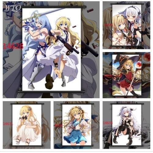 Combatants Will Be Dispatched! Kisaragi Alice Anime Posters Wall Poster Canvas Painting Wall Decor Wall Art Picture Home Decor