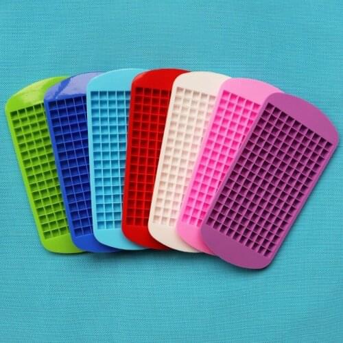 160 Grid Square Silicone Ice Tray, Baby Food Supplement Tool, Household Diy Easy Demoulding Silicone Mold