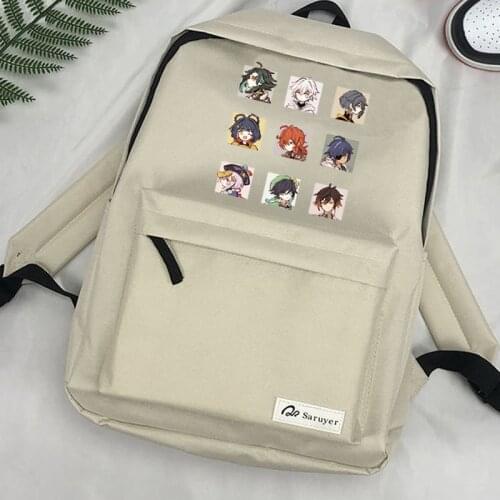 Genshin Impact mochilas bolsas fashion designer travel kawaii men borse da donna backpack
