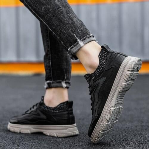 Mens summer BOOTS dress coturno land casual riding sneakers MEN chelsea boots army Mens Casual winter boot man black Winter for