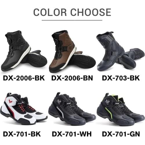 DUHAN Motorcycle Boots Motorcycle Road Racing Motorcycle Shoes Bota Motociclista Moto Motocross Riding Boots for Men