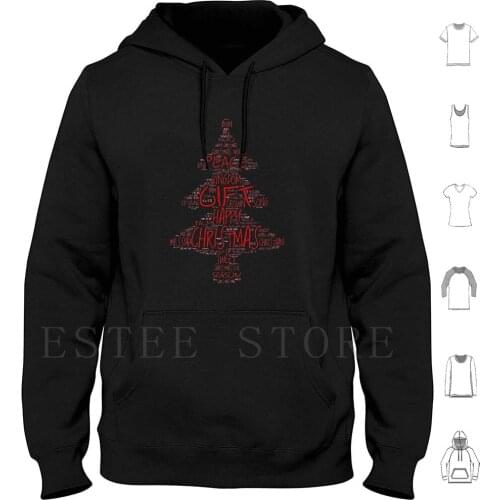 Gift Of Christmas Tree Hoodie Long Sleeve Christmas Santa Angel Snow Jesus God Christmas Tree Tree Winter Dog Cat