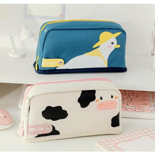 Oxford Cloth Good Adorable Creative Pencil Holder Practical Pencil Holder Large Capacity for Office