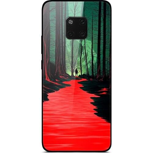 Glass Case For Huawei Mate 20 Pro Phone Case Phone Cover Phone Shell Back Bumper Series 3
