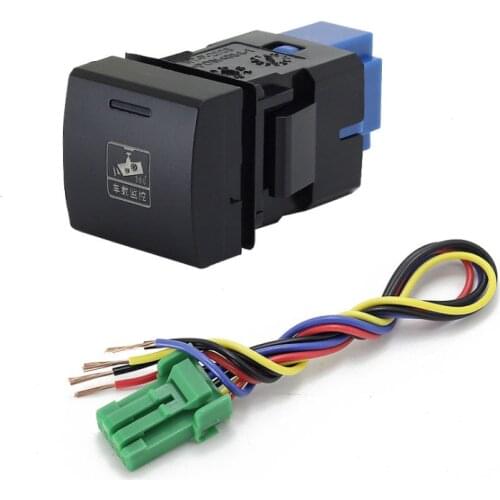 1PC Front Fog Light After Fog Light radar Spotlight Tailgate music audio Switch Button For Toyota Camry Corolla 18-19