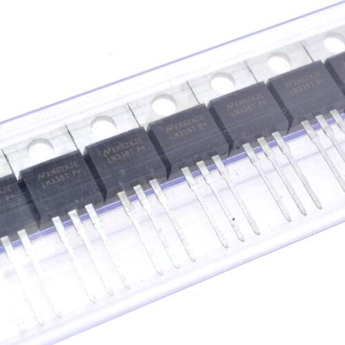 SUQ 10pcs LM338T Voltage Regulator 5A 1.2V To 32V Output is short-circuit protected TO-220