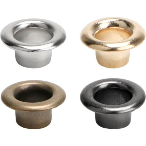 10000sets/bag 3.5/4/4.5/5/6/8/10mm Brass material Eyelets Tent rope Silver/Bronze Color Button Rings Rivet snaps Shed cloth vent