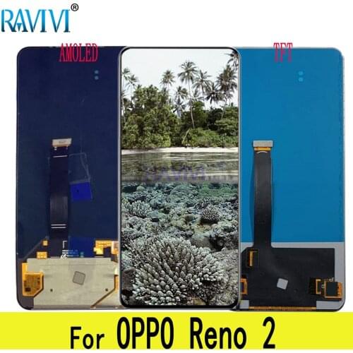 6.5" Reno2 AMOLED LCD For OPPO Reno 2 LCD Display Touch Screen Digitizer Assembly Replacement For OPPO Reno2