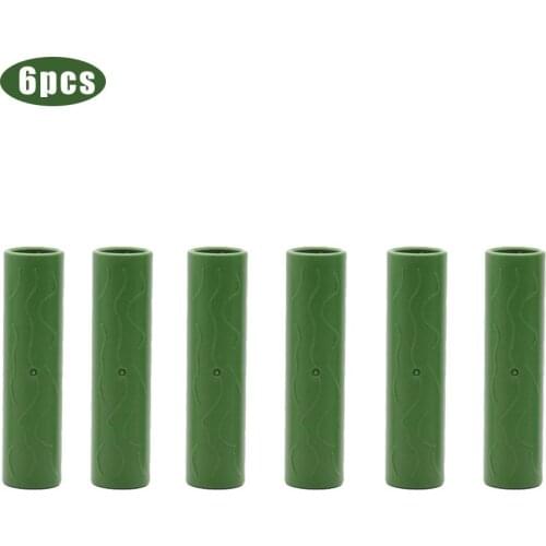 6pcs 11mm 75mm Plant Plastic Connector Gardening Plant Support Connecting Pipe Vines Climbing Plant Adjustable Support
