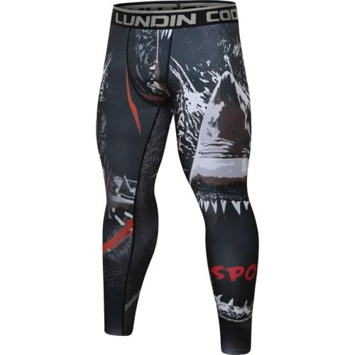 Guangzhou Jiu Jitsu Boxing Pants Gym Sports Wear Digital Printed MMA Leggings For Men