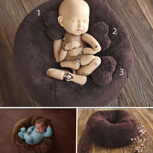 Baby Photography Props BeanBag Studio Newborn Poser Styrofoam Granule Filled Bean Bag Posing Sofa for Baby Photoshoot Background