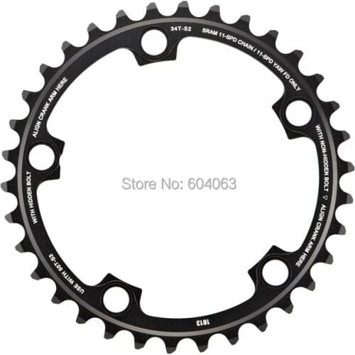 For Sram RED X-Glide 2*11S ChainRing 34T road 11s road crankset crank chain ring for SRAM RED 22 Force 22