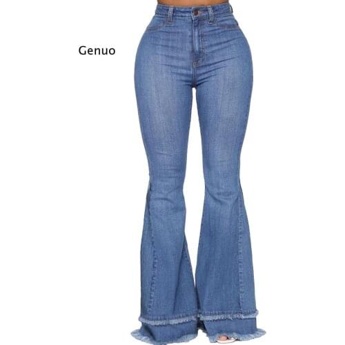 Genuo Womens High Jeans