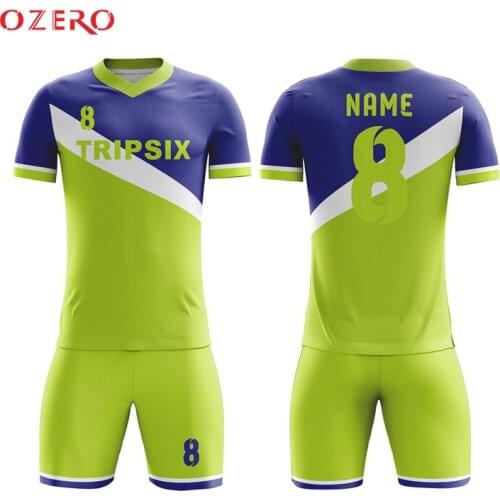 Custom retro soccer jersey sublimation print pattern make football training jersey set maillots de football