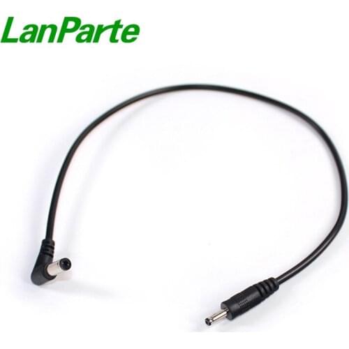Lanparte DC 55-21 to 35-135 Power Cable with Angle Plug to Straight Plug for Small HD Monitor Dummy Battery