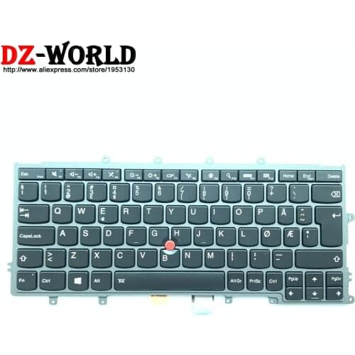 New original Norwegian Backlit Keyboard for Lenovo Thinkpad X230S X240 X240S X250 X260 Norway Backlight Teclado 04X0235 04X0197