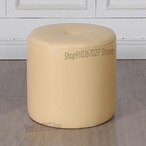 Leather Stool Shoe Changing Stool Dressing Stool Living Room Coffee Table Ktv Fitting Room Home Sitting Pier Small Sofa Stool