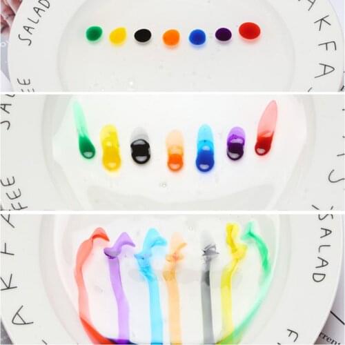 7 Colors Dye Colorant Set Slime Jewelry Making Skin Safe Liquid Resin Pigments
