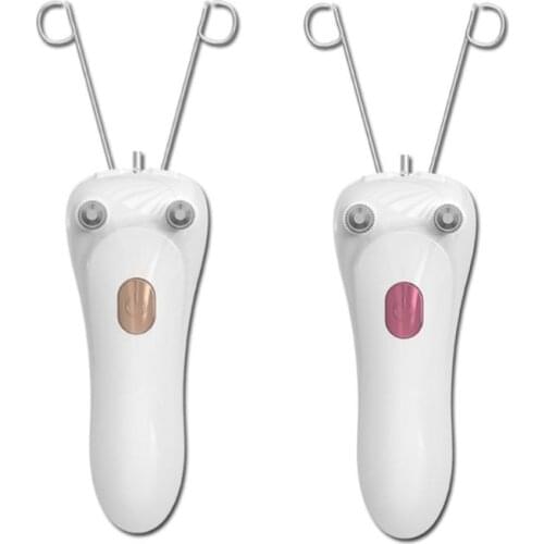 Mini Electric Facial Body Hair Removal USB Cotton Thread Epilator Shaver Trimmer