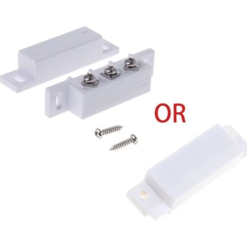 NC NO Magnetic Contact Switch Door Sensor Wired Metal Roller Shutter Door Home Alarm System