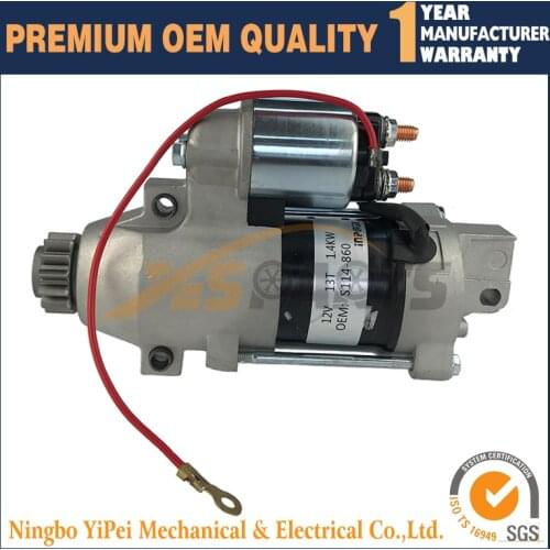 S114-860 New Starter For MERCURY MARINE Outboard Engine 225 225XL 225XXL EFI 4-Stroke 2003-2006