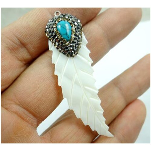 Wholesale Natural Sea SHELL hand-carved Shell Pendant Jewelry making necklace for Women Vintage Jewelry Friendship Gifts F91