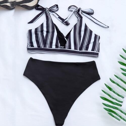 Striped Bikini Women Swimwear Brazilian Bikinis Sexy Biquini Push Up Swimsuit Female Beachwear Bathing Suit Women Biquini #T4G
