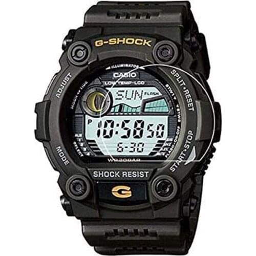 3pcs Clear Protective Film For Casio G-Shock DW-6900/7900 GW-6900/7900 GM-6900 GDX-6900 G-6900/7900 Watch Screen Protector Cover
