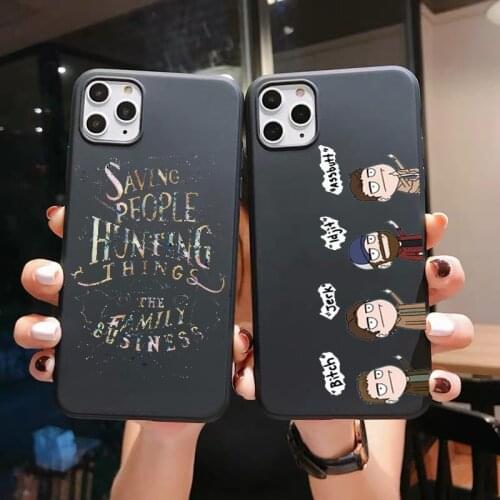Supernatural Jared Padalecki Black soft TPU phone case for iphone SE 6 6s 7 8 plus XS MAX case for iphone XR 11 pro max cover